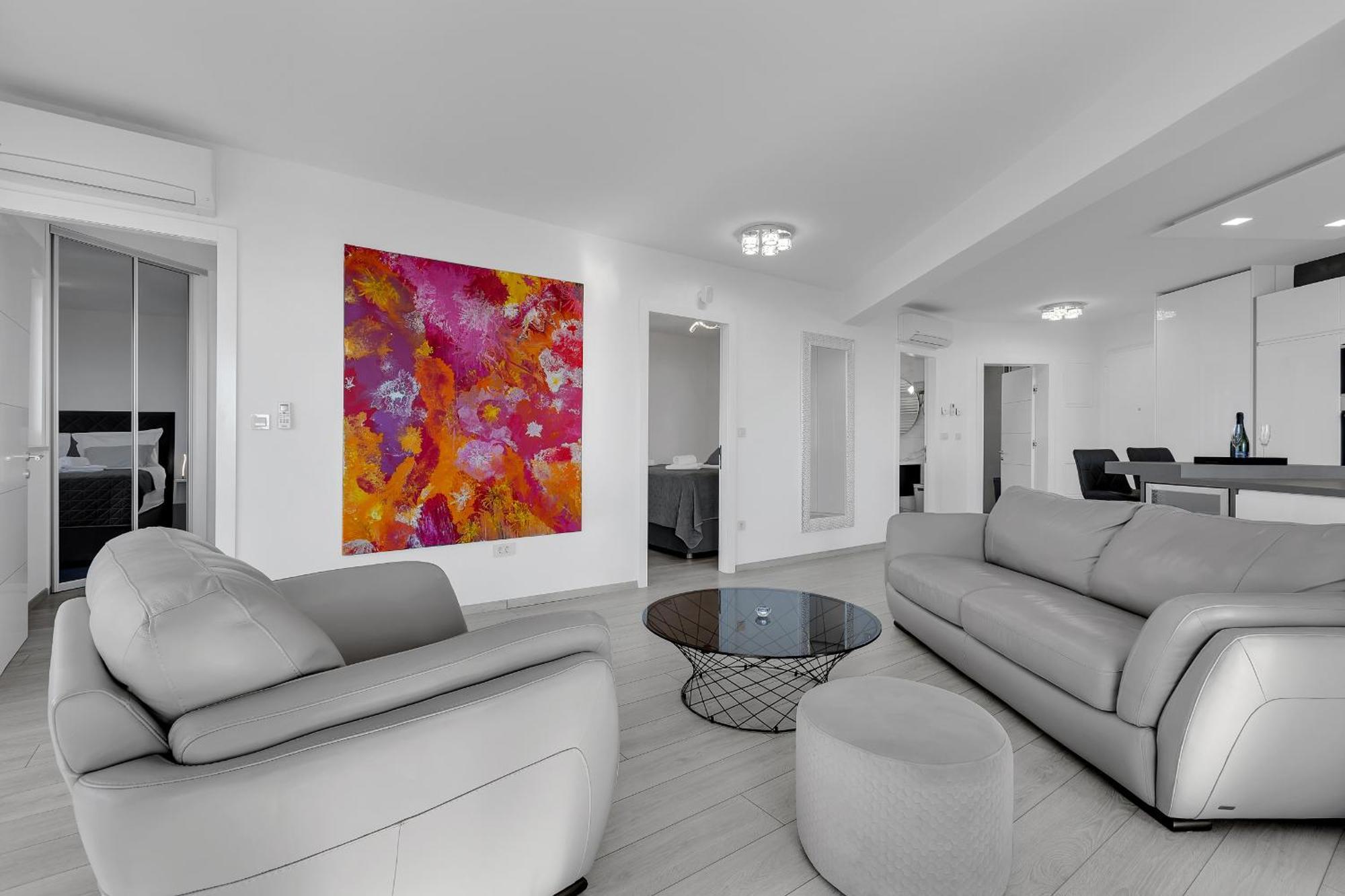 Exclusive Penthouse Big Blue With Private Jacuzzi Apartamento Makarska Exterior foto