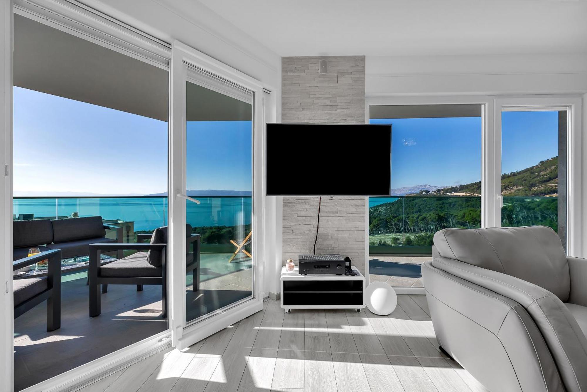 Exclusive Penthouse Big Blue With Private Jacuzzi Apartamento Makarska Exterior foto