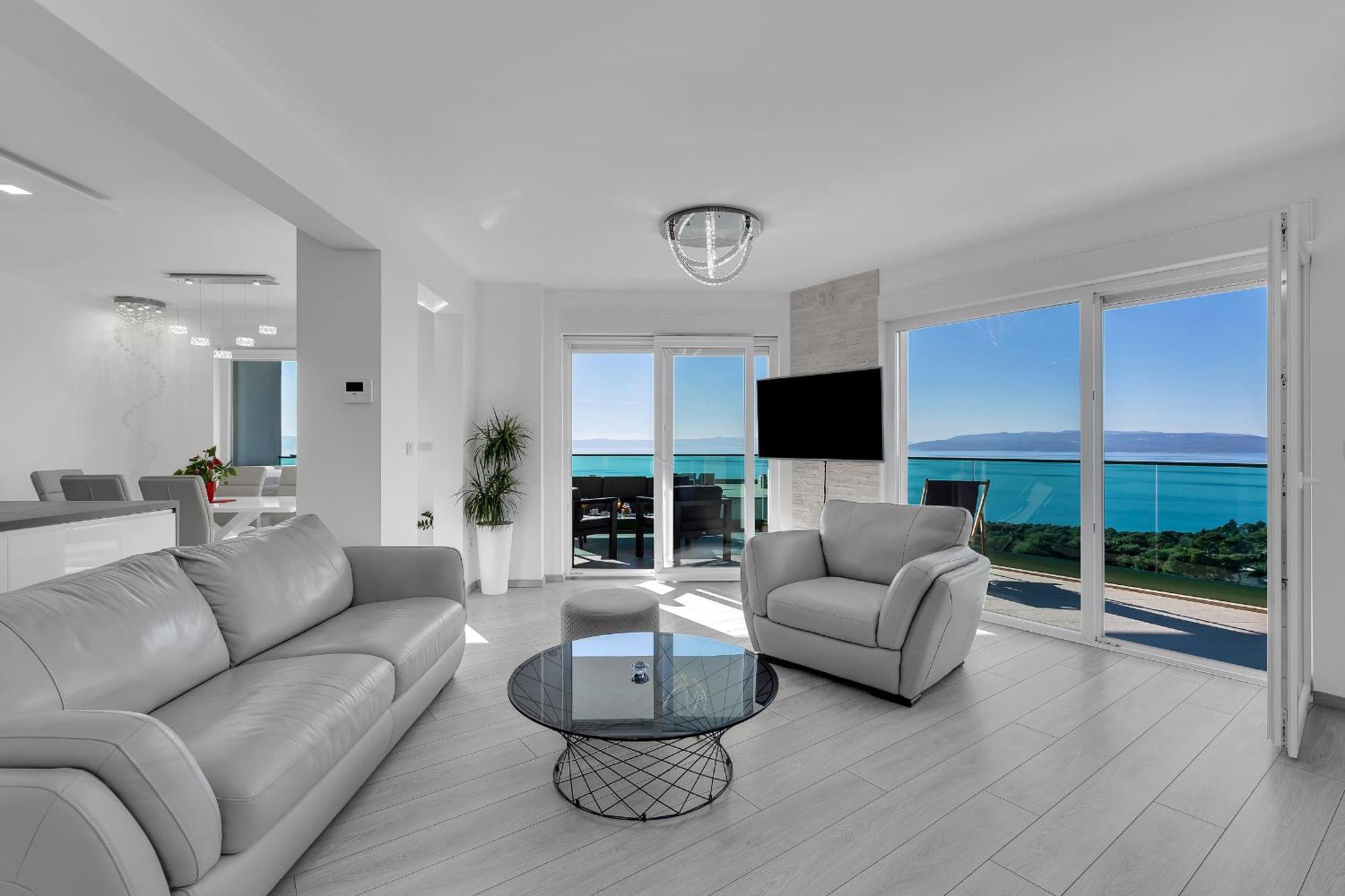 Exclusive Penthouse Big Blue With Private Jacuzzi Apartamento Makarska Exterior foto